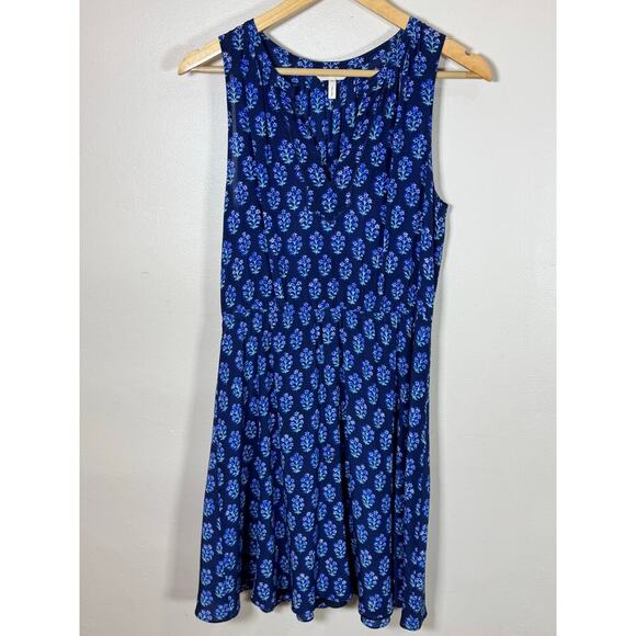 Rebecca Taylor Sleeveless Silk Knee Length Dress Size 6 A Line Cottage Designer - Picture 2 of 10